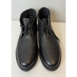 Allen Edmonds Cyrus 2747 Black Leather Chukka Ankle Boots Lace up Men's US 9 D